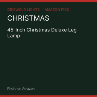 45-Inch Christmas Deluxe Leg Lamp